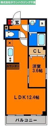 シンシア三番館の物件間取画像